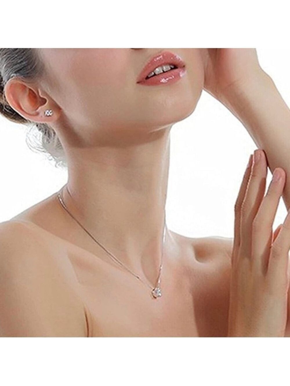 Pendant Cubic Zirconia Round Stone (no chain) - Picture 7 of 9